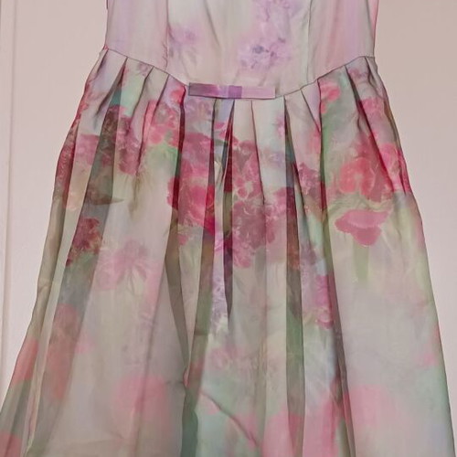 Asos summer dress like new, floral, white and multicolor, size XL