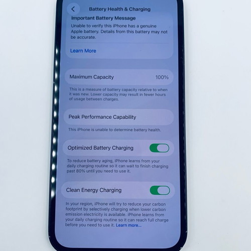 iPhone 13 128GB black used with fast charger and cable