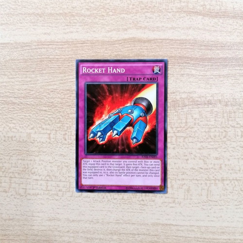 Yu-Gi-Oh! Rocket Hand 1st Edition Common Near Mint Trap Card