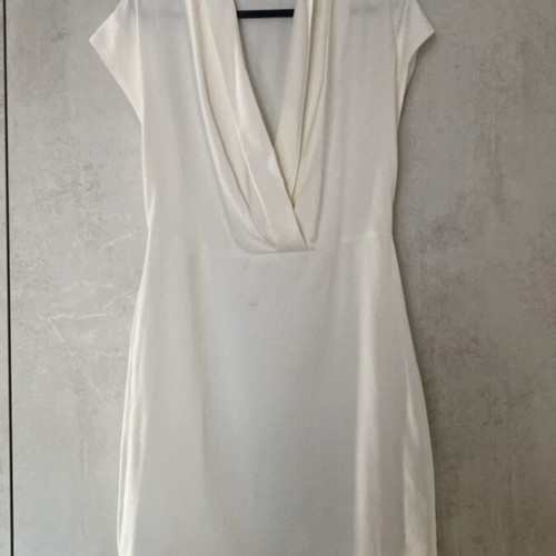 Mango white mini dress like new, size S