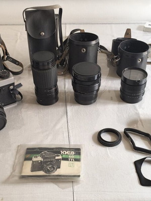 Φωτογραφική μηχανή Kiev 60 σαν καινούργιο με 4 φακούς και αξεσουάρ