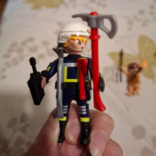 Playmobil Boy Series 23 Firefighter New with Equipment and Packaging