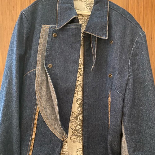 Denim jacket like new, blue, size S