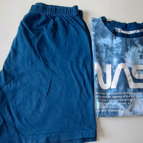 Summer pajamas 146-152 like new, blue