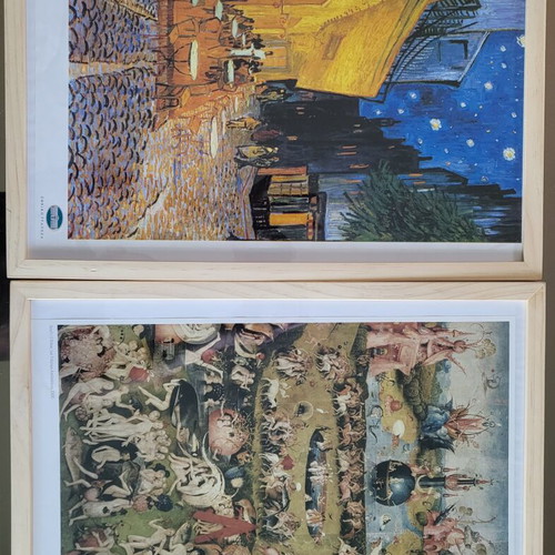 Classic art prints 25 new 41×32cm wood plastic frames