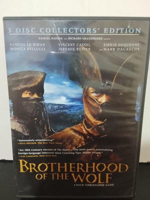 Brotherhood of the Wolf 3-Disc Collector's Edition DVD μεταχειρισμένο, αγγλικοί υπότιτλοι