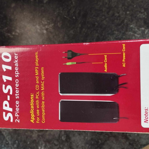 Genius SP-S110 2-piece stereo speakers like new