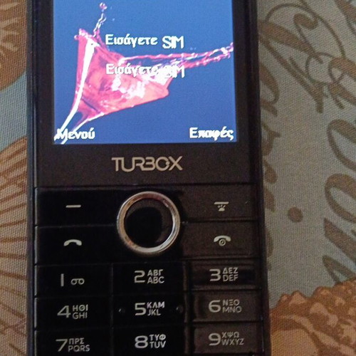TURBOX Spark mobile phone used, black, dual SIM, memory card slot