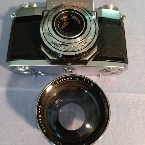 Zeiss Ikon Contaflex I Synchro Compur F35 vintage camera used