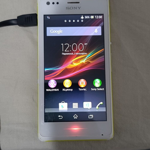 Sony Xperia M smartphone used, functional