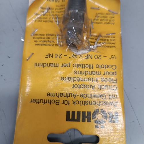 Chuck adaptor 1/2-3/8 new for drill chuck