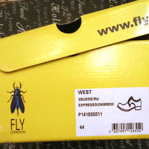 Fly London collectible shoes used, brown, size 43