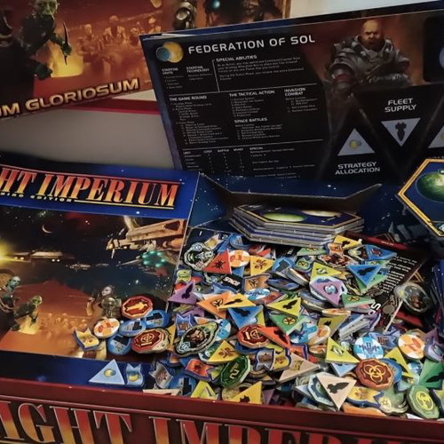Twilight Imperium 3rd Edition board game used, for parts