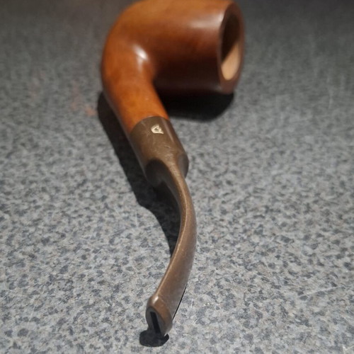 Amphora Holland Vintage Bent Billiard Tobacco Pipe, Genuine Briar