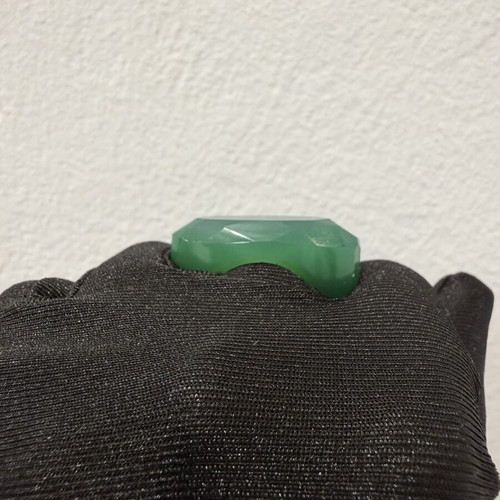 Ring with green agate new