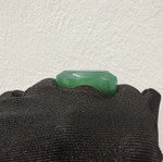 Ring with green agate new