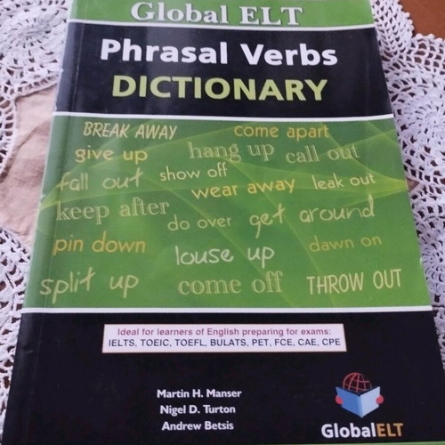 Phrasal Verbs Dictionary Global ELT 2013 like new