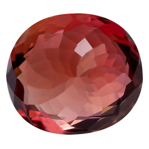 Tourmaline 9.18 ct bi-color natural gemstone