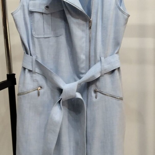 Calvin Klein dress new with tag, size US 8, blue trench style