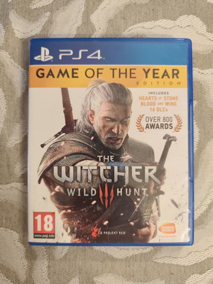 The Witcher 3 Wild Hunt Game of the Year Edition PS4 like new