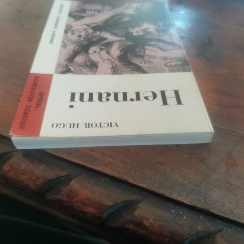 Hernani book used, French language
