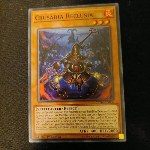 Yu-Gi-Oh Crusadia Reclusia card like new - 0,60 - Vendora.cy Yu-Gi-Oh Crusadia Reclusia card like new - 0,60 - Vendora.cy