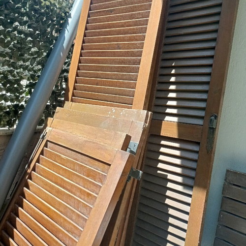 Shutters used, pack of 8 pieces with dimensions