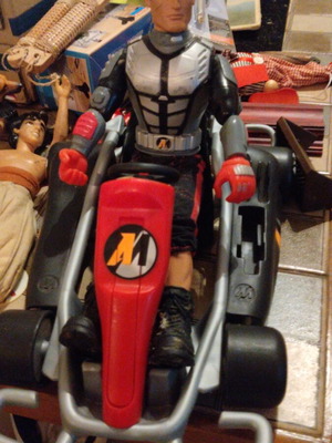 Action Man Kart Extreme figure like new