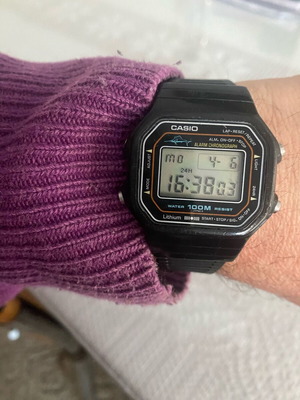 Casio Marlin W-300 digital watch used