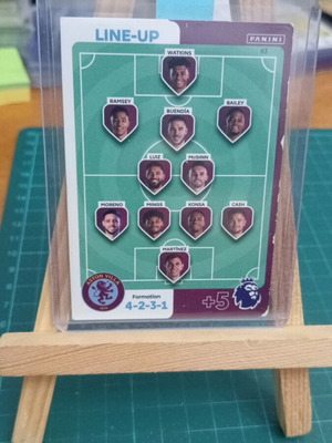 Κάρτα Panini Adrenalyn XL Premier League 2023/24 Aston Villa Line-Up σαν καινούργιο