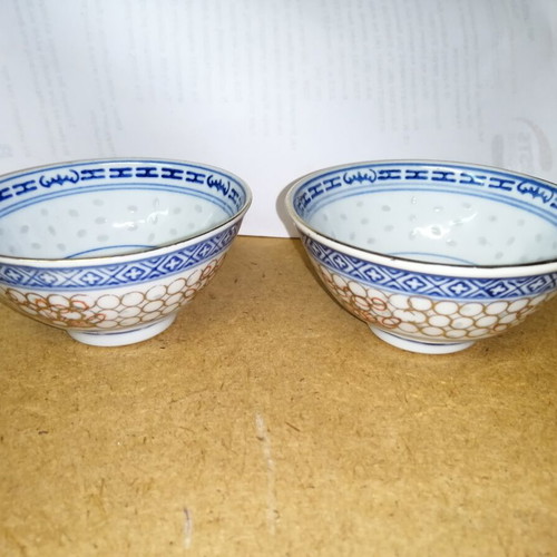 Chinese porcelain tea cups like new