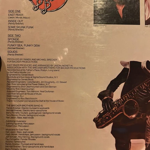 The Brecker Brothers Heavy Metal Be-Bop vinyl used