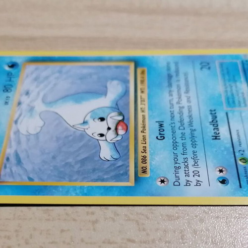 Pokémon Seel Evolutions 2016 card new