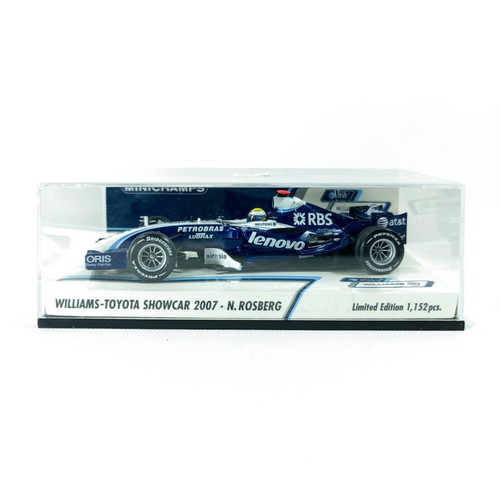 Williams Toyota Show Car 2007 N. Rosberg 1:43 Minichamps New