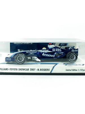 Williams Toyota Show Car 2007 N. Rosberg 1:43 Minichamps New