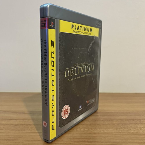 The Elder Scrolls IV Oblivion PS3 Game of the Year Edition used with map