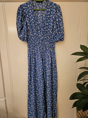 Long floral dress like new, blue Pink Woman