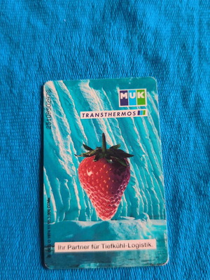 German phone card used