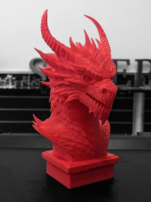 Fire Dragon Bust Made-to-Order