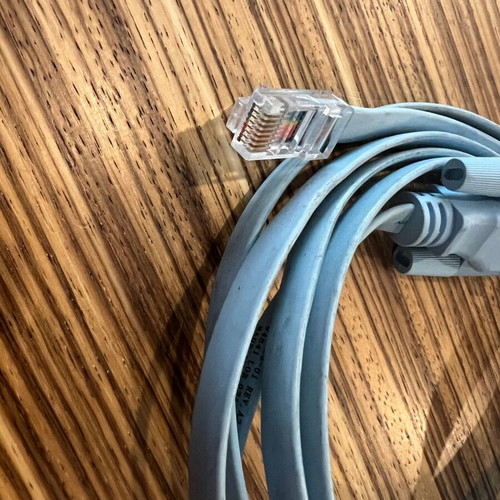 AWM 20251 E129757 Cisco Systems Console Cable used, 9 pin