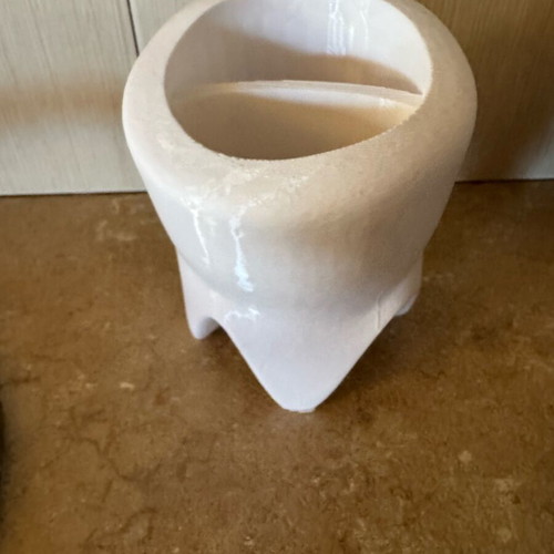 Toothbrush and Toothpaste Holder New, Tooth-Shaped Bathroom Decor