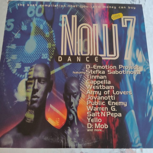 Now Dance 7 2xLP vinyl compilation 1994, like new, electronic