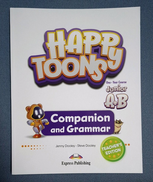 Happy Toons One-Year Course - Junior a+b Companion & Grammar (Teacher's Edition)