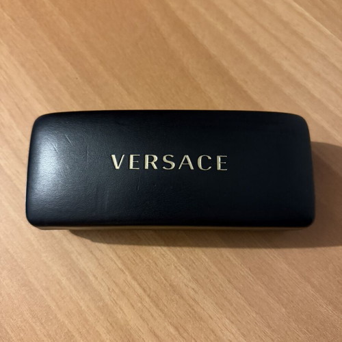 Versace unisex gold sunglasses with case and cloth