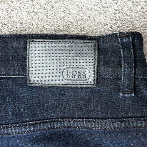 Boss Green by Hugo Boss Indigo Faded Effect Stretch Denim Slim Fit Jeans used, size 36