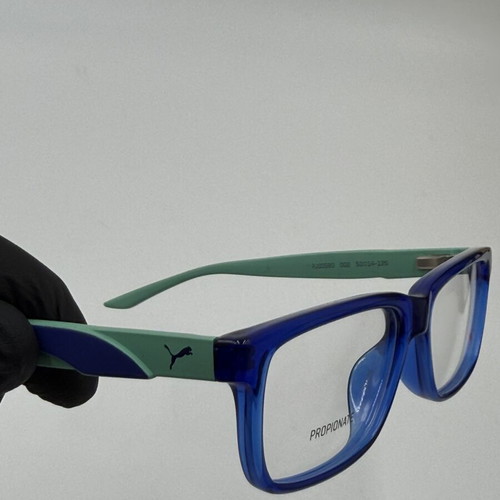 PUMA PJ00580 002 Propionate Kids Glasses Like New Blue Green