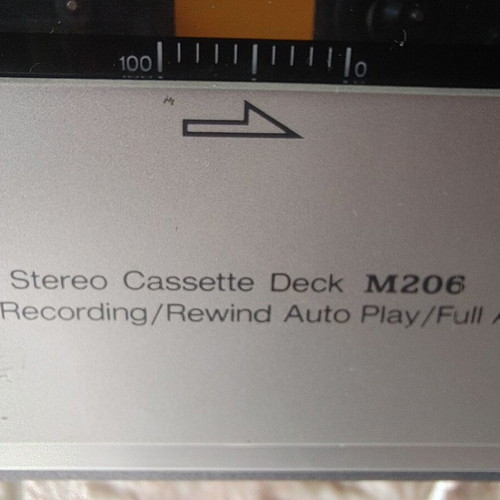 Technics RS M206 cassette player used, excellent condition