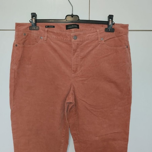 Talbots corduroy pants pink dusty apple new XL XXL