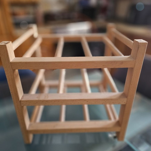 IKEA wooden wine rack like new