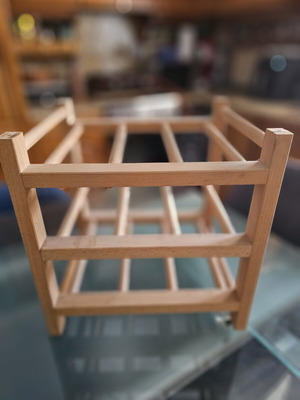 IKEA wooden wine rack like new